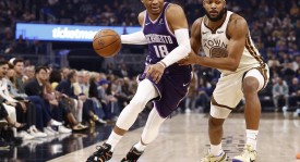 库里27+10巴特勒15+6+6 德罗赞24分勇士送国王7连败