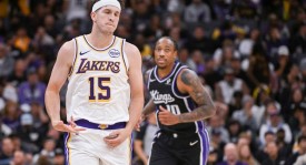 太离谱！湖人罚球46比18引对手不满 德罗赞无奈摇头